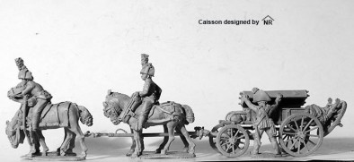 Four Horse ‘Cavalry’ Artillery Caisson