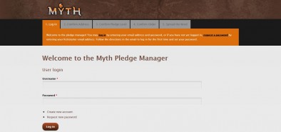 Myth Pledge Manager