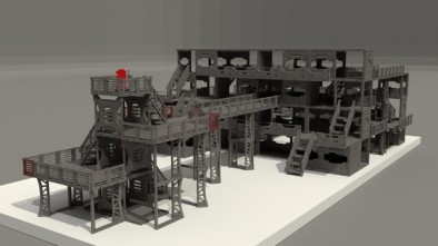 3D Sci-Fi Cityscape