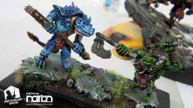 Lizardman & Orc Duel