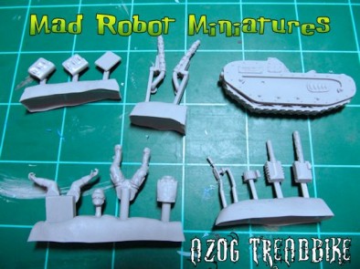 Mad Robot - Azog Treadbike Pieces