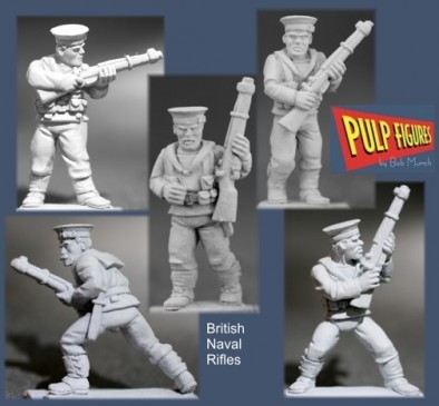 Pulp Figures - British Naval Rifles