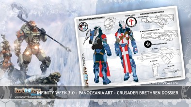 Infinity Week 3.0 - Panoceania art - Crusader Brethren Dossier