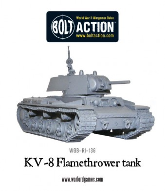 KV-8 Flamethrower Tank