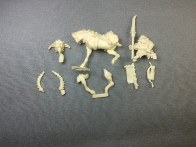 Mounted Halfling Samurai Components