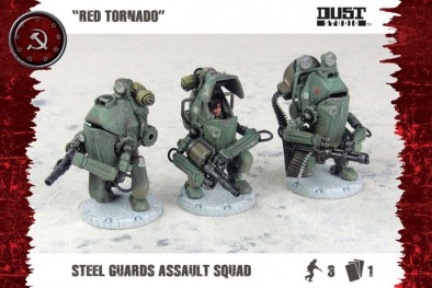 Steel Guard Heavy Troop Red Tornado (Front)