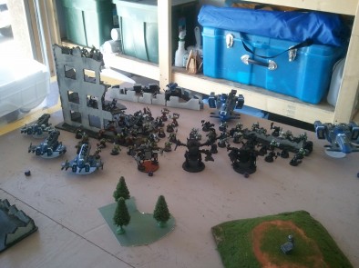 Tau & Orks Deployment