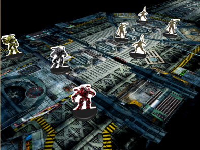 3D Virtual Tabletop Alien Attack