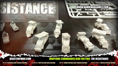 Dropzone Commander New Faction: The Resistance