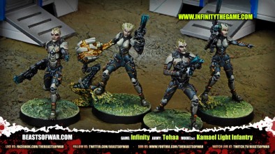 Game: Infinity Army: Tohaa Model(s): Kamael Light Infantry