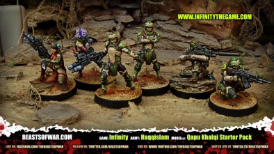 Game: Infinity Army: Haqqislam Model(s): Qapu Khalqi Starter Pack
