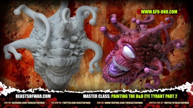 Master Class: Painting the D&D Eye Tyrant Part 2