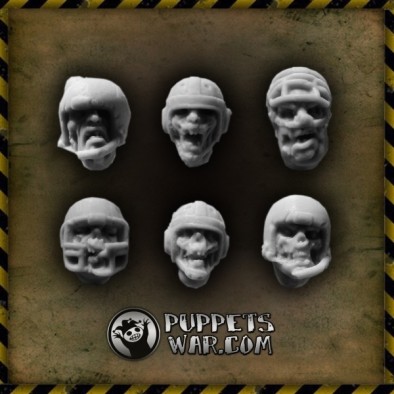Puppets War Zombie Football Heads