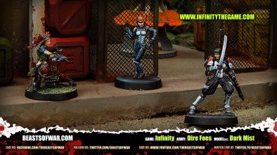 Game: Infinity Army: Dire Foes Model(s): Dark Mist