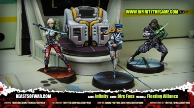 Game: Infinity Army: Dire Foes Model(s): Fleeting Alliance