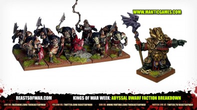 Kings of War Week: Abyssal Dwarf Faction Breakdown