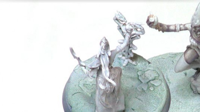 Painting Mantic’s Twilight Kin Sorceress Part 1