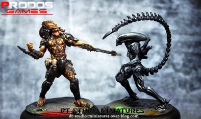 Alien and Predator Painted