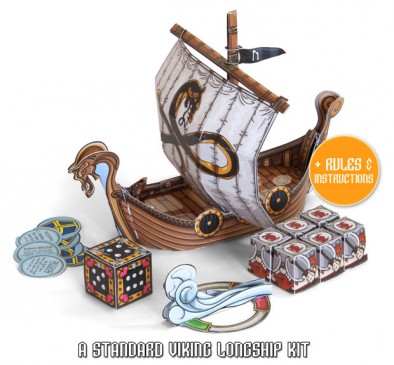 Papercraft Viking Longship