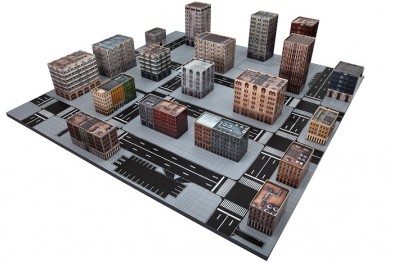 Dropzone Commander Cityscape Battle Board Complete