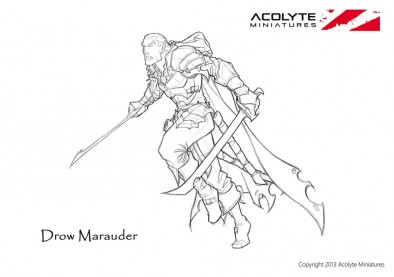 Drow Marauder Pose Concept