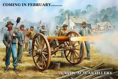 Plastic ACW Artillery Art