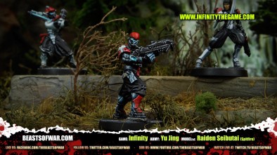 Game: Infinity Army: Yu Jing Model(s): Raiden Seibutai (Spitfire)