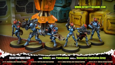 Game: Infinity Army: Panoceania Model(s): Neoterran Capitaline Army