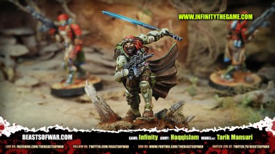 Game: Infinity Army: Haqqislam Model(s): Tarik Mansuri