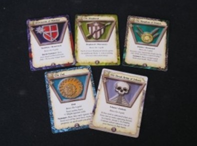 Romance of the Nine Empires Faction Cards