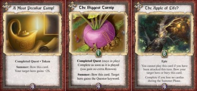 Romance of the Nine Empires Quest Cards