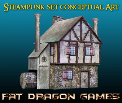 Steampunk Set Conceptual Art