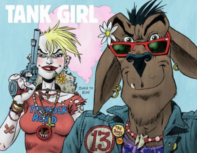 Tank Girl Frothers Exclusive Post Card Art
