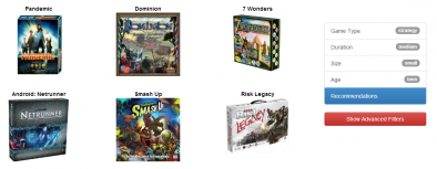 Board Games for Me Selections