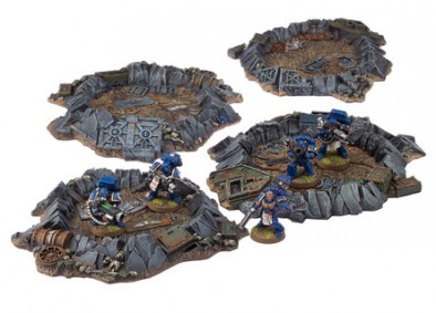 Quake Cannon Craters with Scale