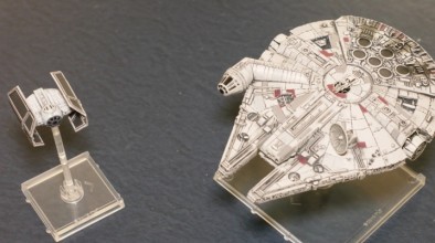 TIE & Millenium Falcon