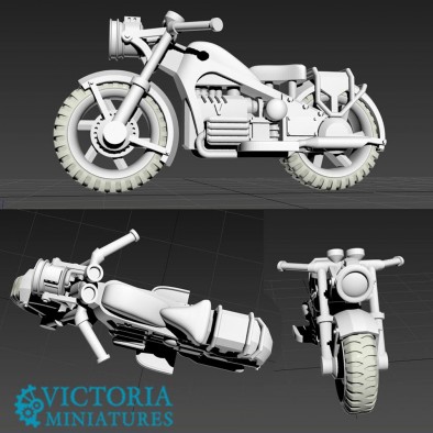 Victoria Miniatures Motorbike