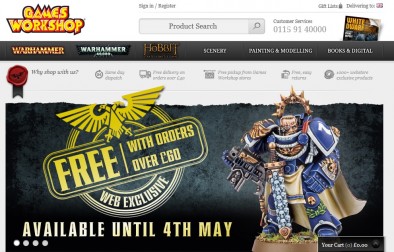 Games Workshop New Website