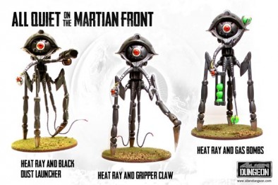 Martian Assault Tripods