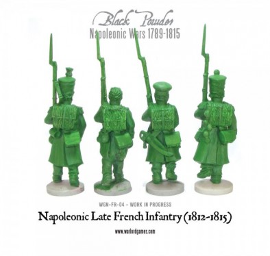 Napoleonic Late French Infantry Back