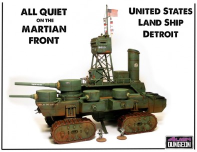 United States Iron Clad Land Ship Detroit
