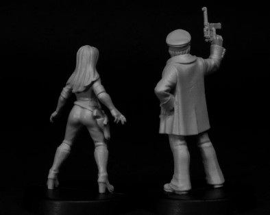 Captain Wolf & Minerva (Rear)