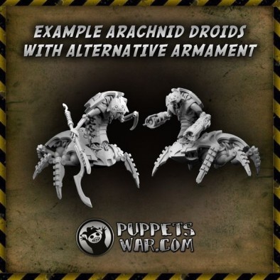 Cyber Arachnid Droids Alternative Armaments