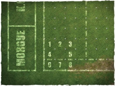 Grass Fantasy Football Mat Morgue