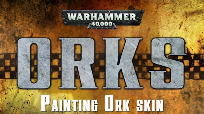 Games Workshop Painting Tutorial: How To Paint Ork Skin!