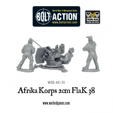 Afrika Korps 2cm Flak 38 Back