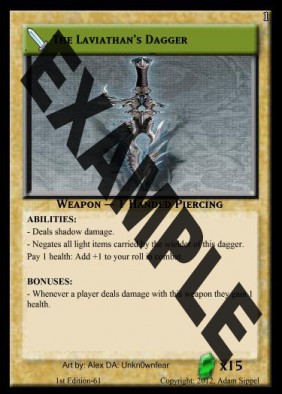 Dagger card