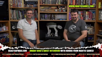 Dwarf King's Quest Interview With Ronnie From Mantic Games!