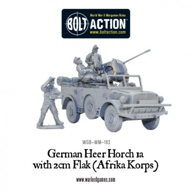 German Heer Horch with 2cm Flak