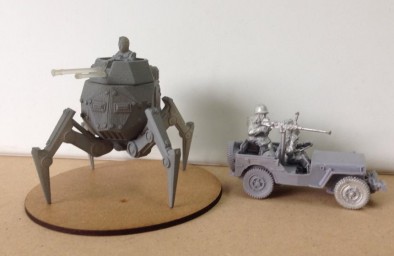 28mm Spinne Light Mechpanzer (Comparison)